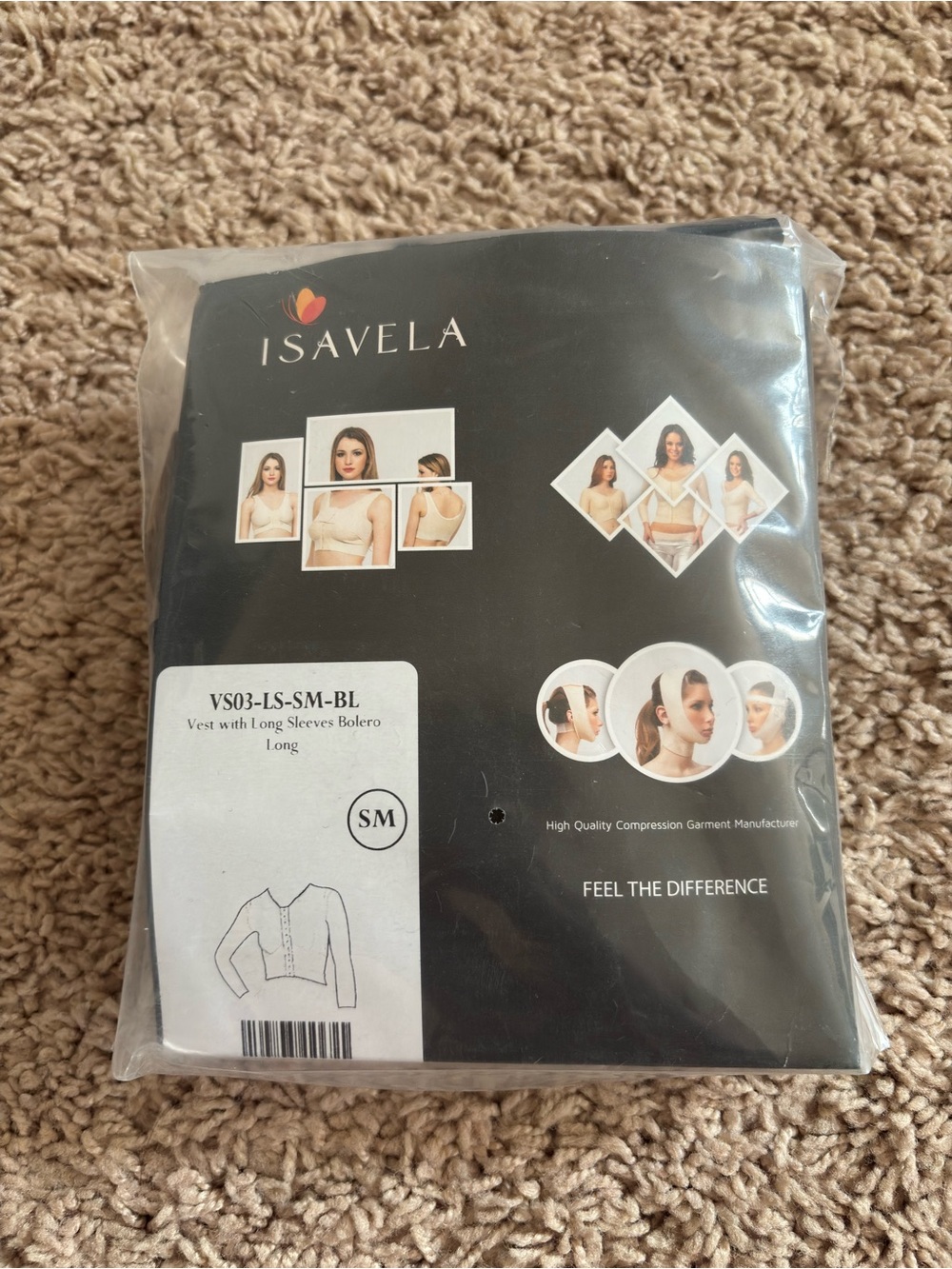 Isavela Black Bolero Shrug - Packaged